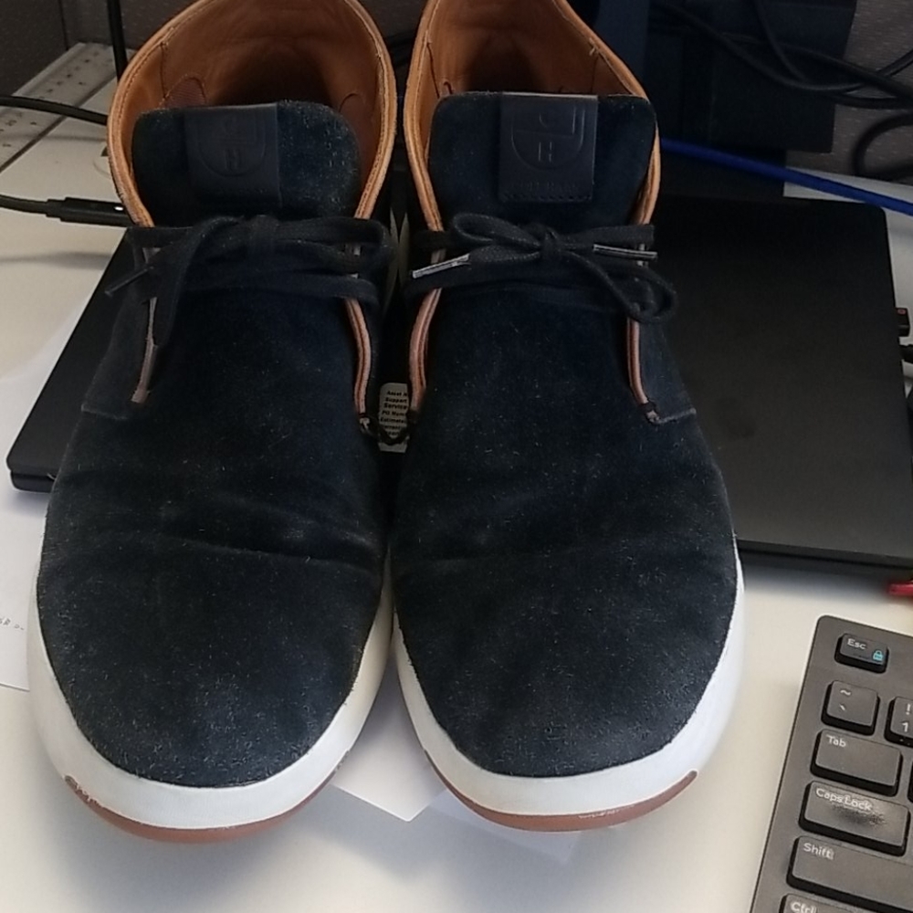 Cole Haan black suede boot